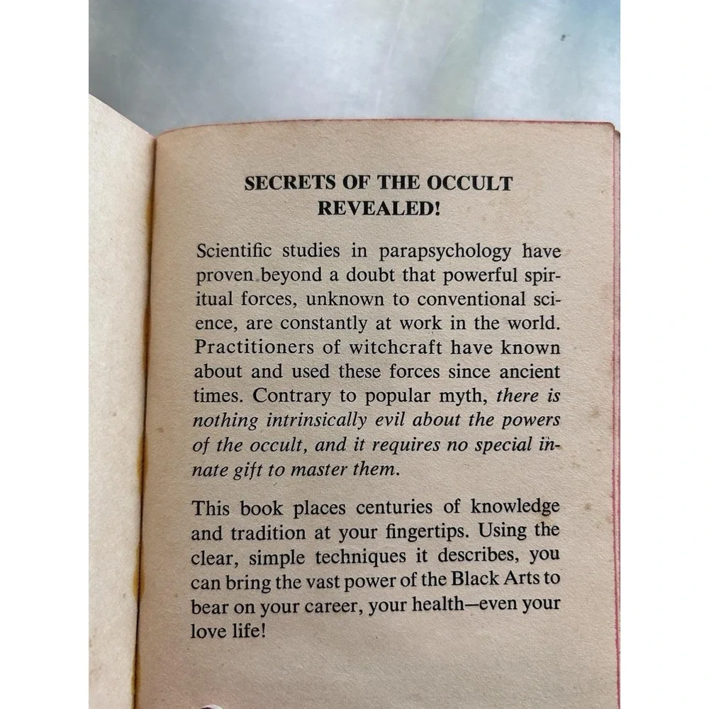 THE WITCH'S WORKBOOK Ann Grammery 1973 Pocket Books Vintage Occult Illustrated